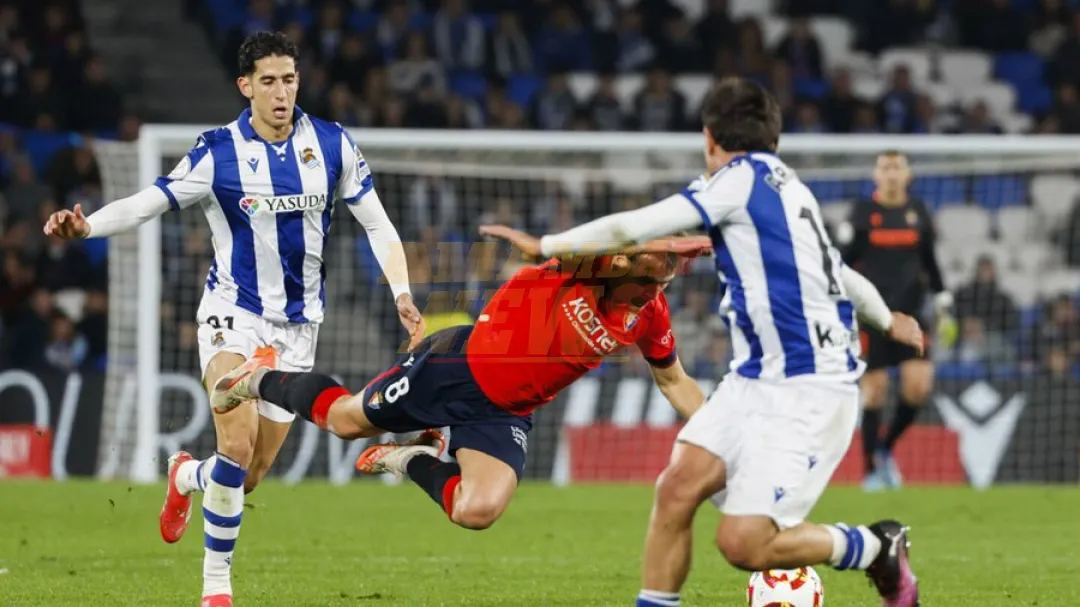 Real Sociedad doblega a Osasuna y vuelve a semifinales de Copa del Rey