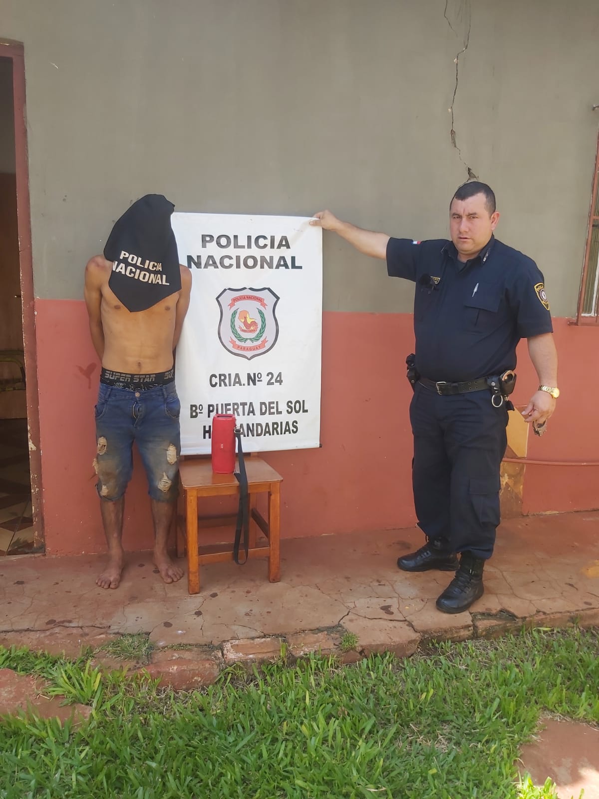 Víctima y vecinos atrapan a escurridizo ratero domiciliario