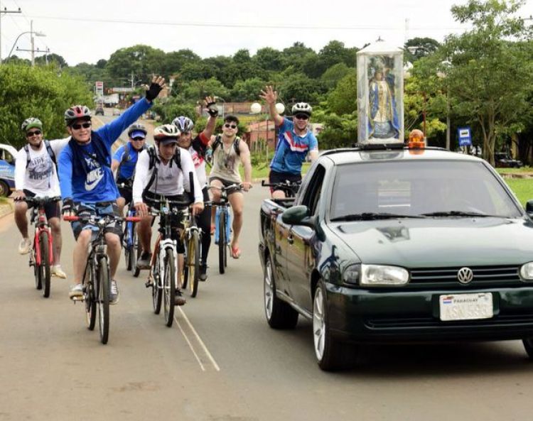 Ciclistas no podrán ir a Caacupé: Caminera incautará bicicletas