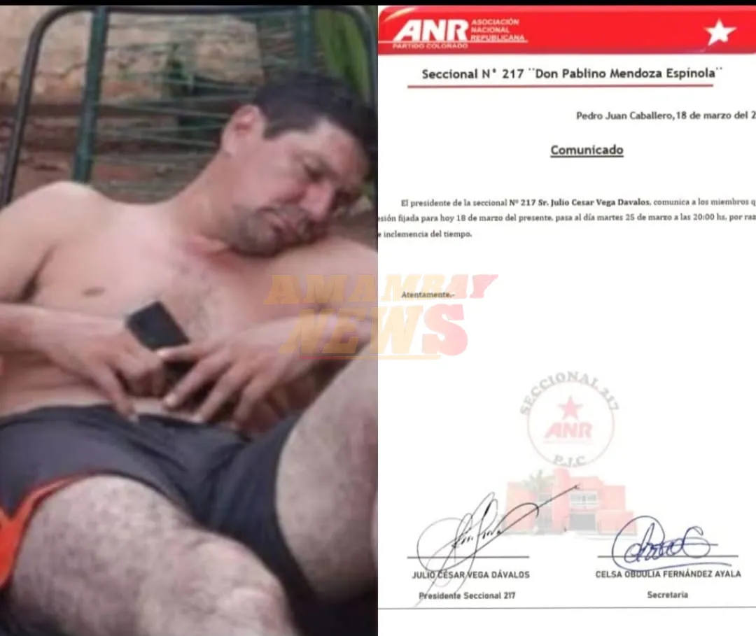 Reculada de seccionaleros de la Seccional 217 y 386 de Pedro Juan Caballero
