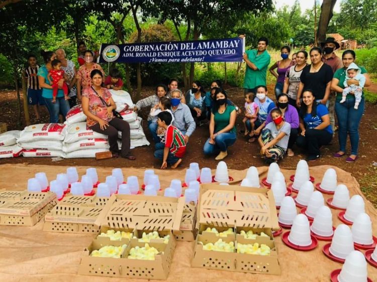 Gobernación sigue desarrollando la avicultura entre pequeñas fincas familiares