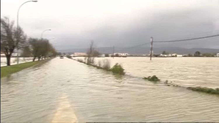 Ríos en alerta e inundaciones en el norte de España