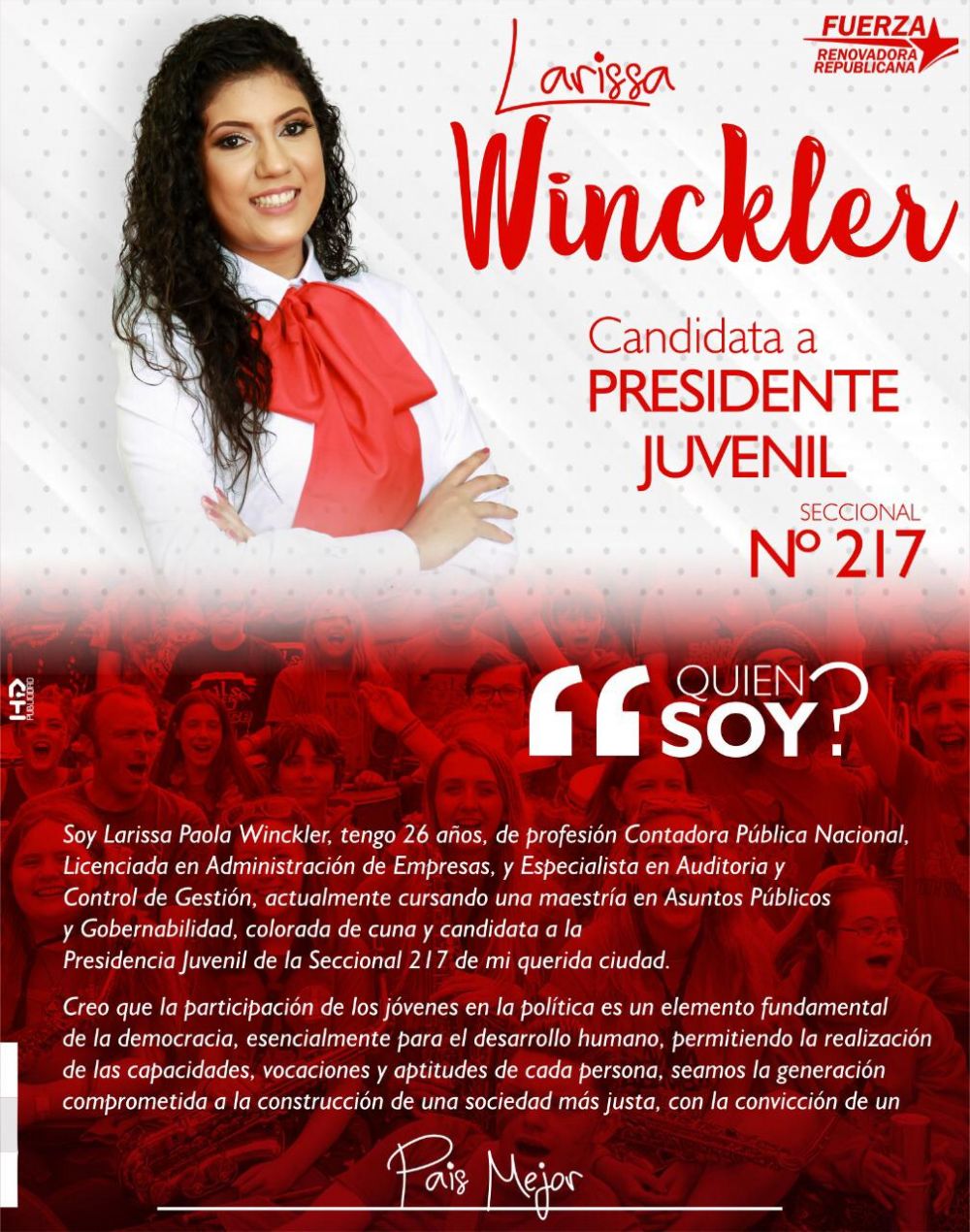 Lamentan que jóvenes seccionaleros repitan los viejos vicios de la política