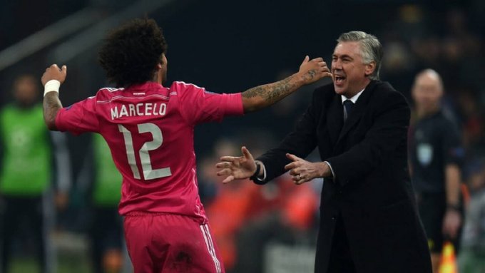 Ancelotti se ‘pone’ la camiseta de Fluminense por Marcelo