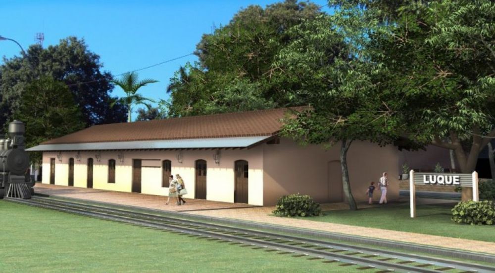 Inauguran mejoras en la Estación del Ferrocarril en Luque