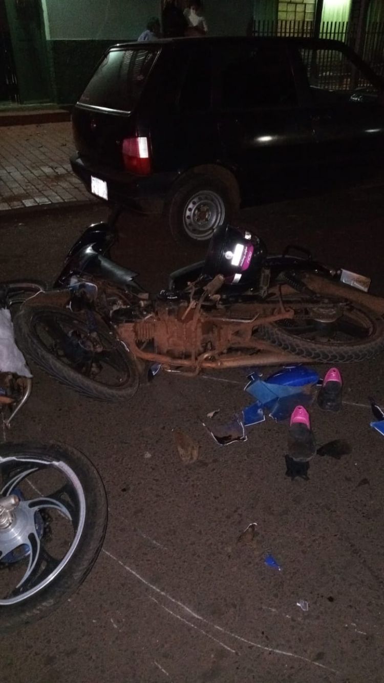 Choque de motocicletas dejó dos fallecidos en Pedro Juan Caballero