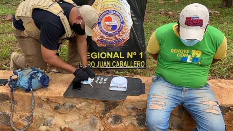 Detienen a microtraficante en Pedro Juan Caballero