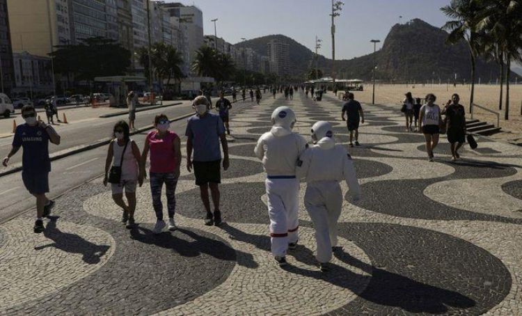 Brasil informa 631 nuevos decesos por virus, casos se acercan a 2 millones