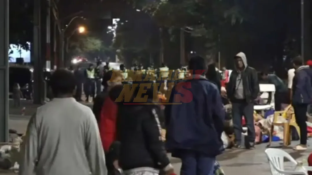 En siete días, indígenas manifestados vuelven a cerrar la avenida Artigas