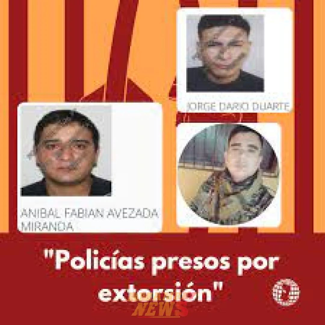Mantienen prisión preventiva de policías imputados por extorsión