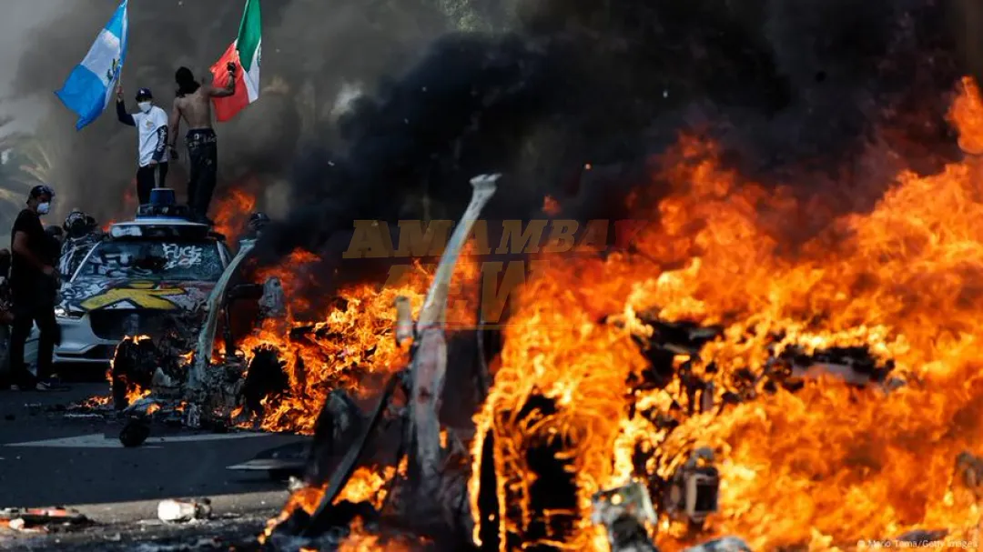 Protestas en Los Ángeles contra redadas enfurecen a Trump