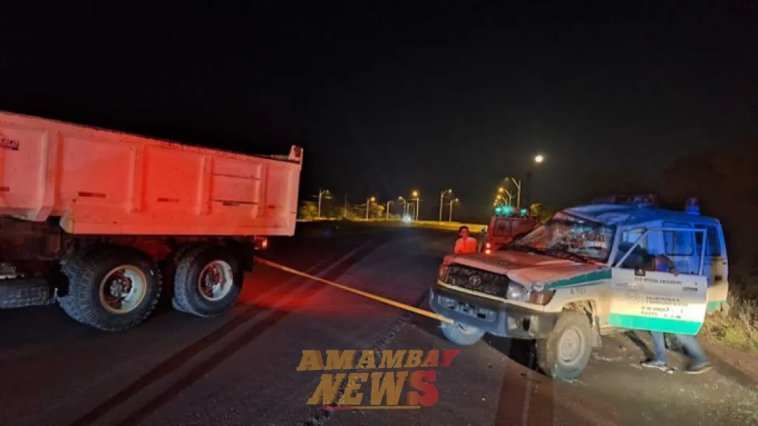 Nanawa queda sin ambulancia: La única que tenían volcó al esquivar un oso hormiguero