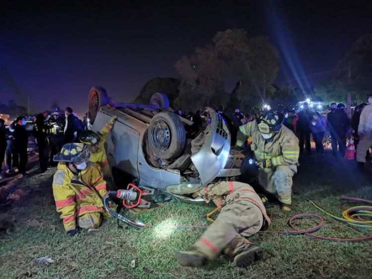 Automovilista muere en violento accidente en km 12 de la Ruta PY02
