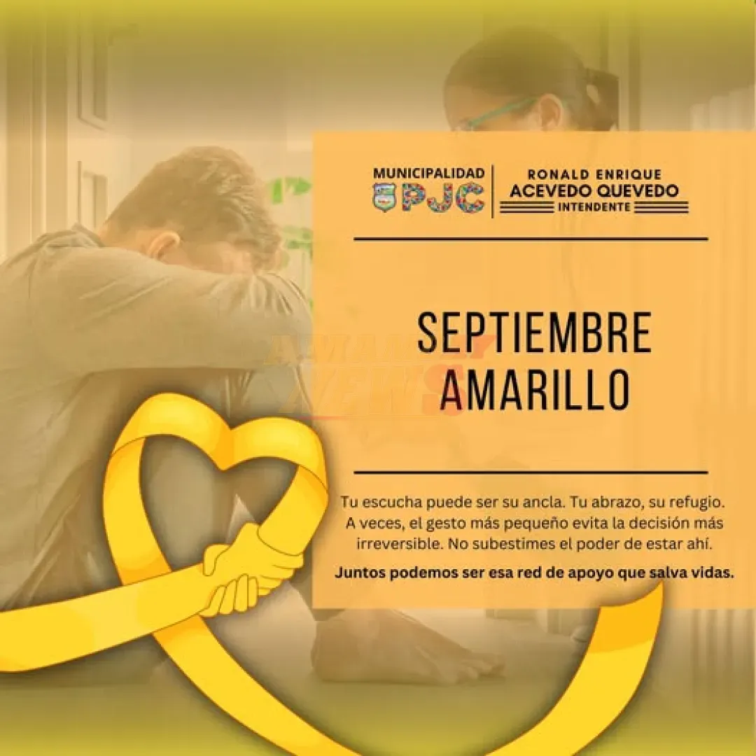 Municipalidad de PJC se une al "Día Mundial para la Prevención del Suicidio"