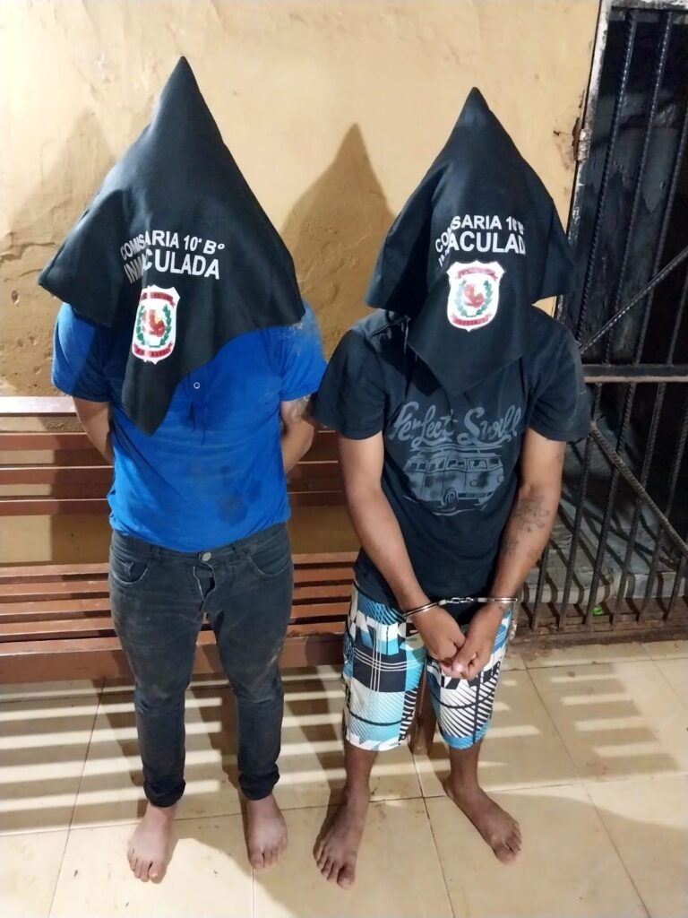 Concepción: Policía aprehende a dos presuntos asaltantes