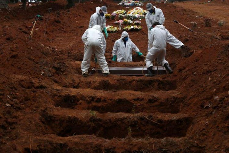 Brasil tiene 1,382 muertes nuevas por Covid-19 y el total excede 37,000