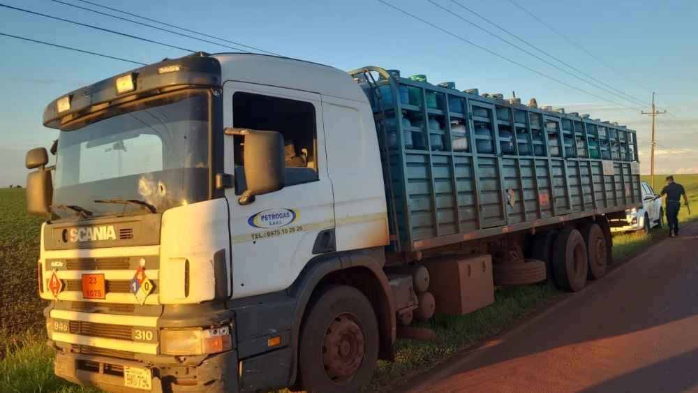 Mientras Riera hablaba de seguridad en el este, asaltaban un camión de gas en la zona