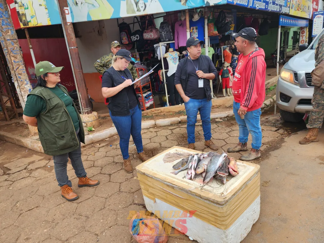 MADES interviene puestos de ventas de pescados en Concepción