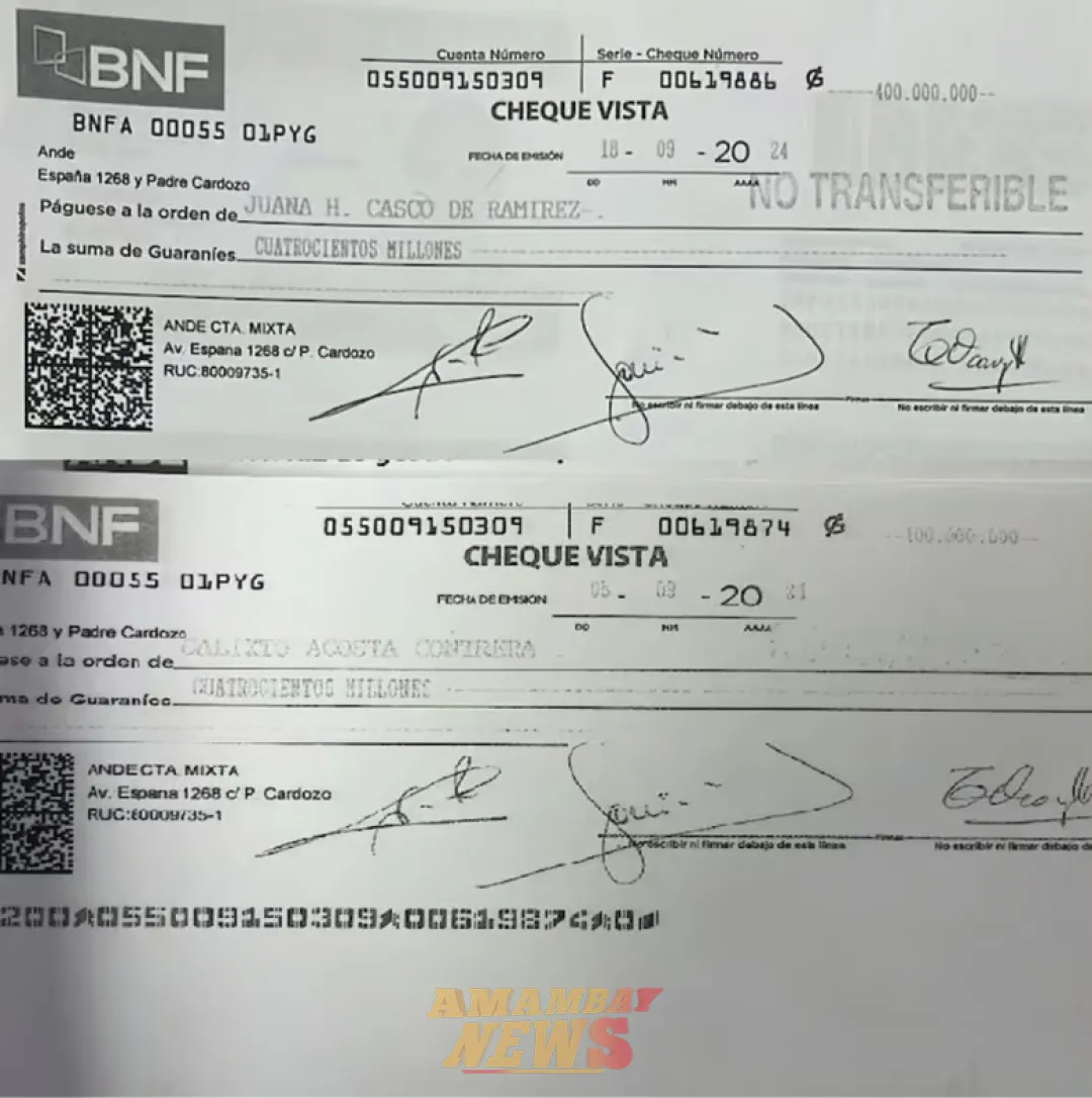 Presunto despojo de indemnización: fiscal confirma producción de documento no auténticos