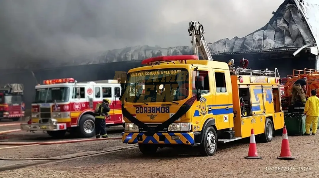 Incendio: Confirman que guardia está fuera de peligro