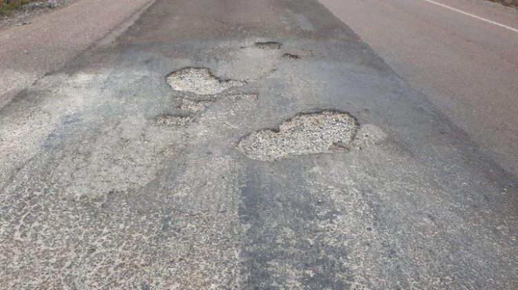 Calamitoso estado de la ruta Concepción-Vallemí