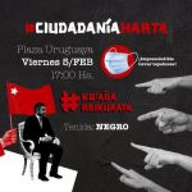#Ko""ãga reikuaata: la convocatoria de protesta en repudio a Marito por su respuesta a ciudadano