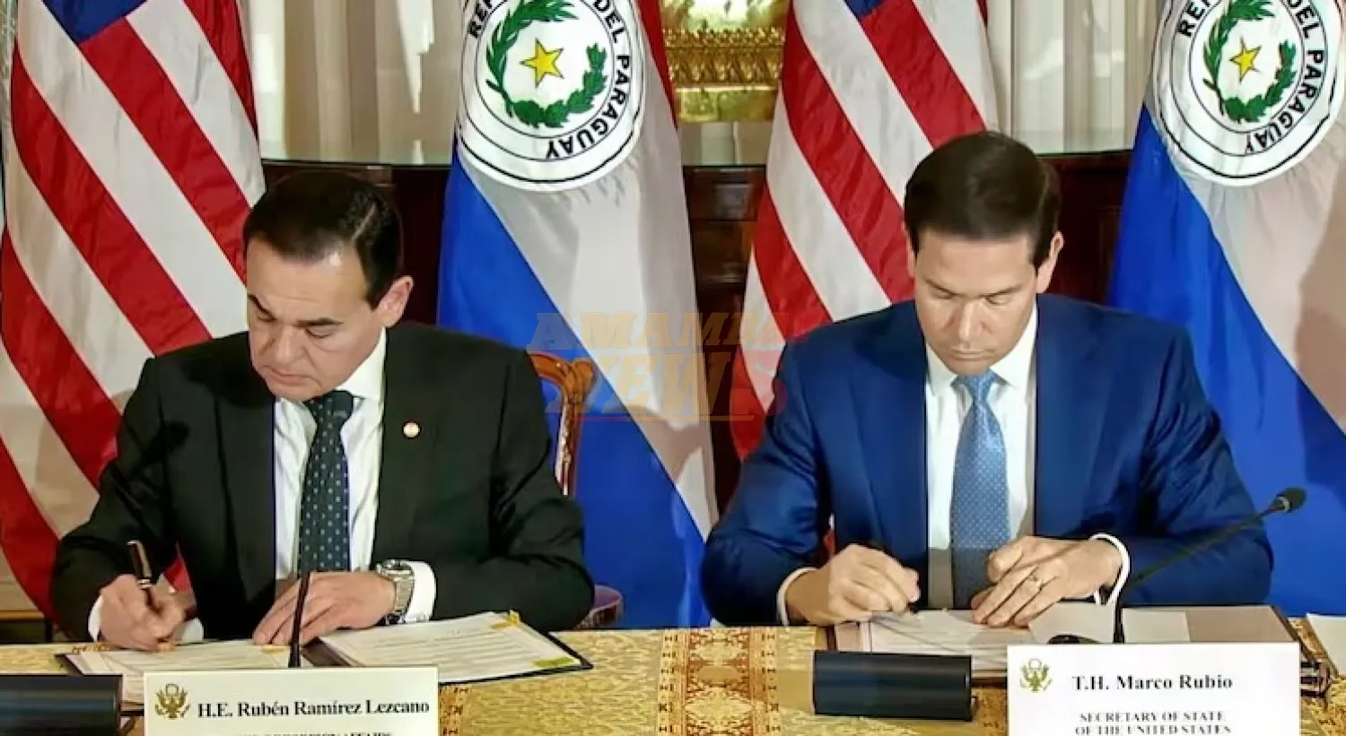 Estados Unidos y Paraguay firman acuerdo de cooperación en seguridad