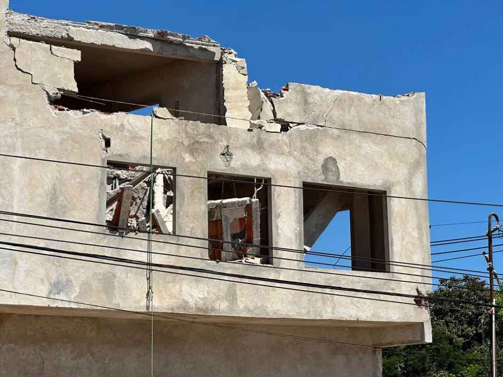 Dos heridos tras derrumbe de construcción en Luque