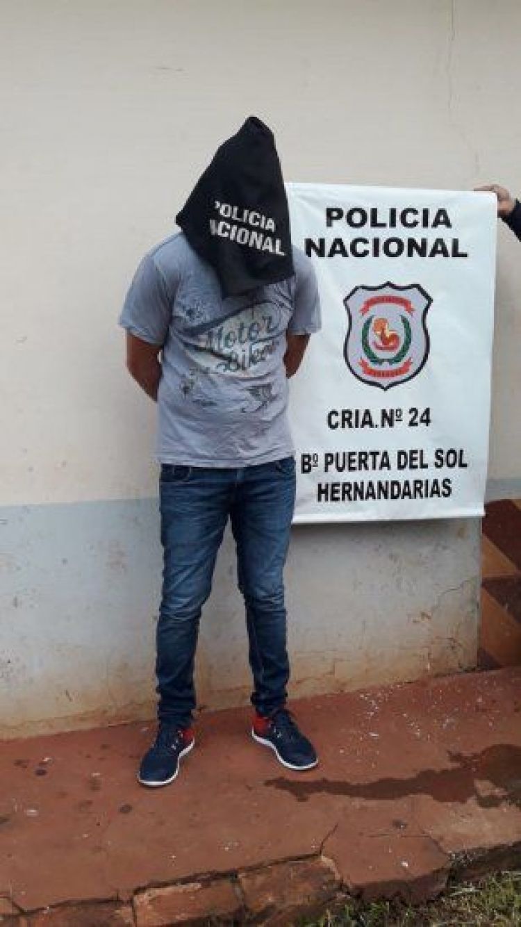 Hombre detenido por presunto abuso sexual a hijastra de 15 años en Hernandarias
