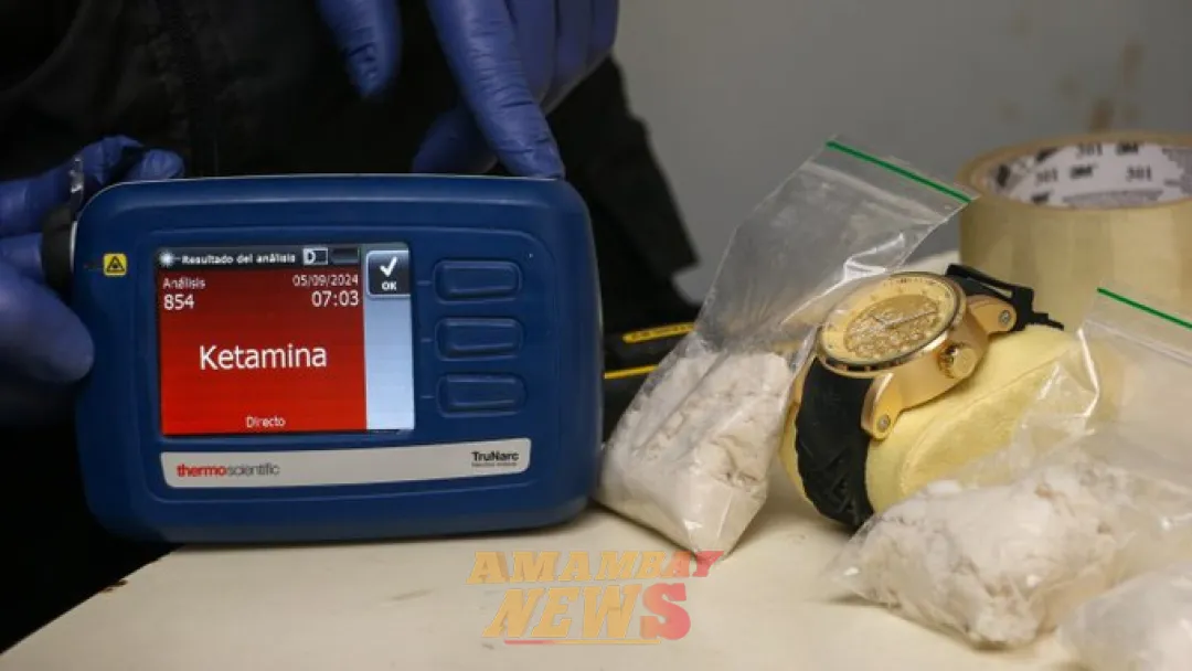 Video: Senad extrae ketamina oculta de cajas de relojes con destino a Estados Unidos