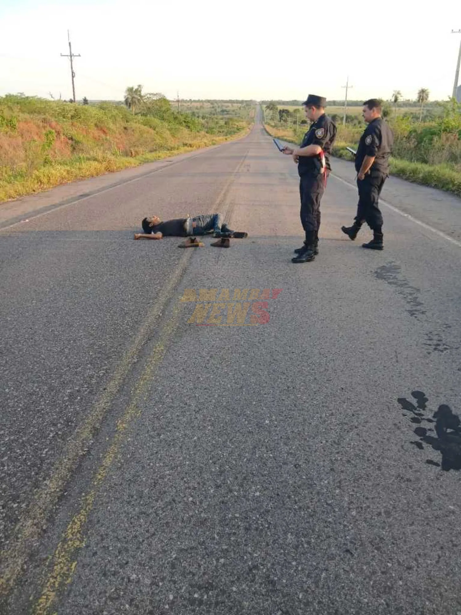 Hallan cuerpo sin vida a la altura del kilómetro 15 camino a Bella Vista Norte