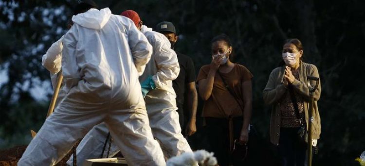 Pandemia de coronavirus suma 8.980 nuevas muertes y 687.697 contagios