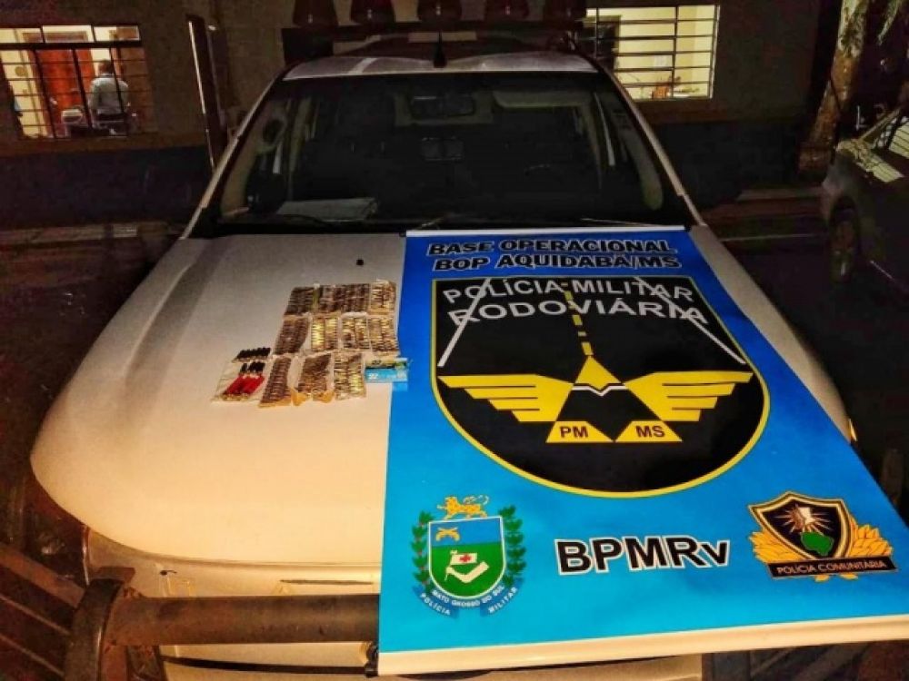 Em 10 dias, polícia apreende mais de 2,6 mil munições contrabandeadas