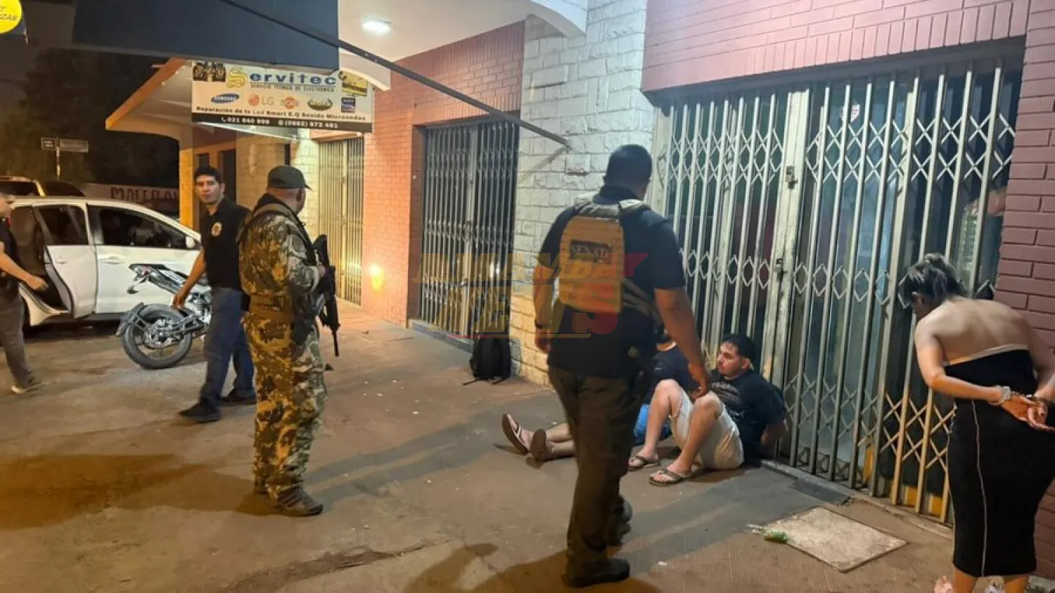 Luque: Caen tres personas que transportaban 1 kilo de cocaína