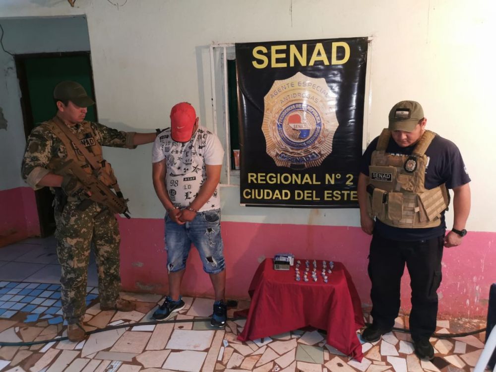 Un proveedor de drogas para el microtráfico fue detenido en Hernandarias.