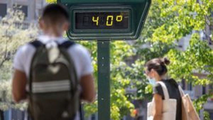 Miércoles caluroso y con máximas nuevamente en torno a los 40°C