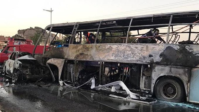 Al menos 34 muertos por un choque en una ruta de Argelia