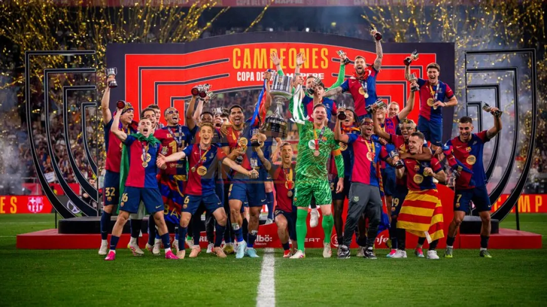 Barcelona se consagra campeón de la Copa del Rey