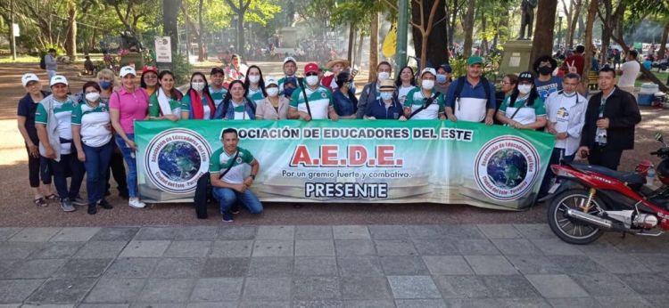 Educadores no retrocederán hasta lograr el reajuste del 16%, anuncian