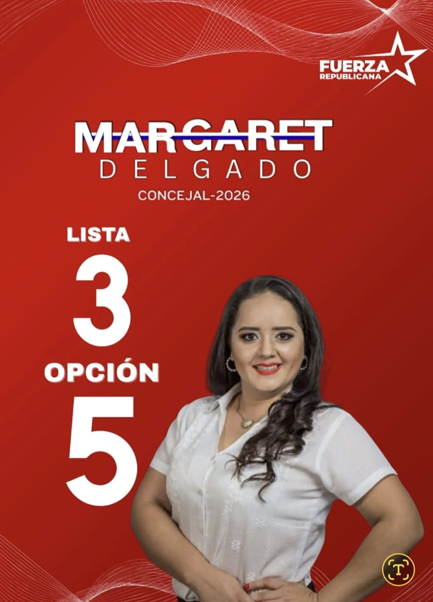 PJC: Conozca a Margaret Delgado candidata a concejal municipal por la lista 3 opción 5 de Fuerza Republicana