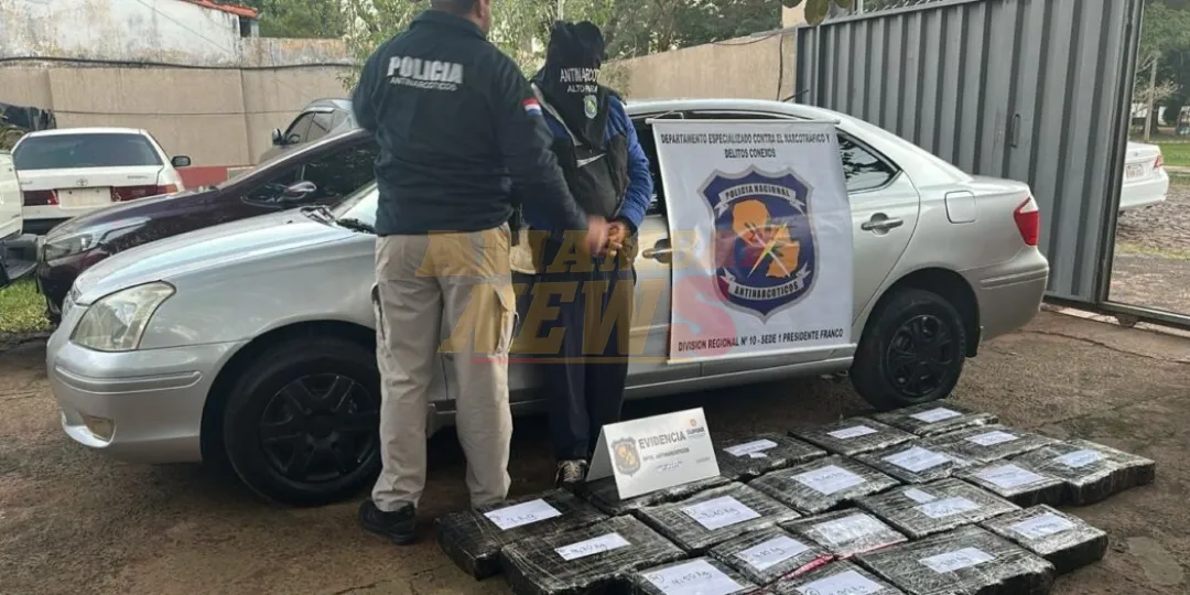 Ciudad del Este: Fiscalía Especializada imputa a detenido con más de 150 kilos de marihuana