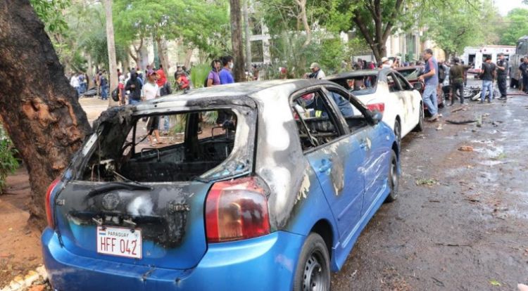 Policía buscará identificar a responsables de quema de vehículos