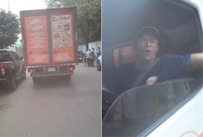 Detienen a chofer de un camión repartidor tras una tenaz persecución por maniobra indebida