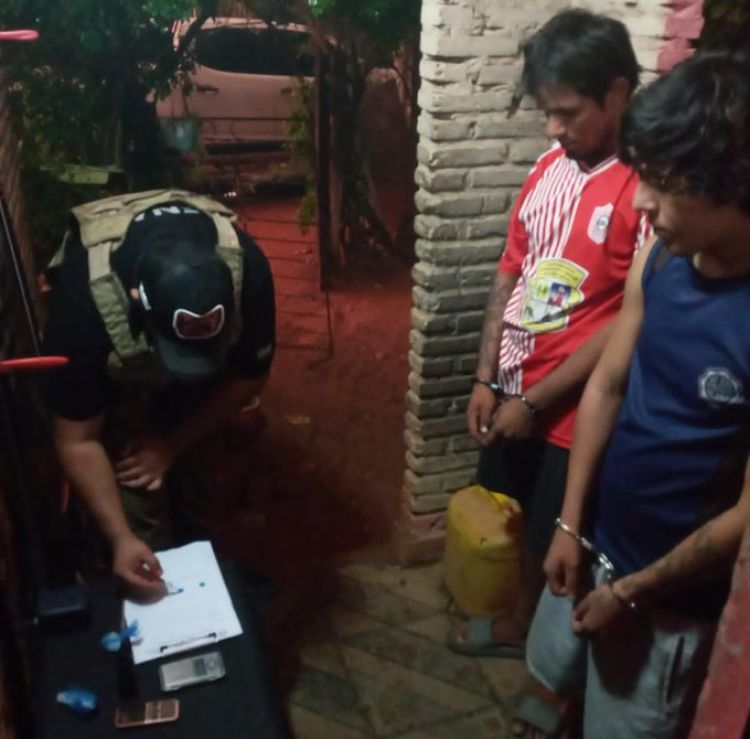 Detienen a distribuidores de crack en Luque