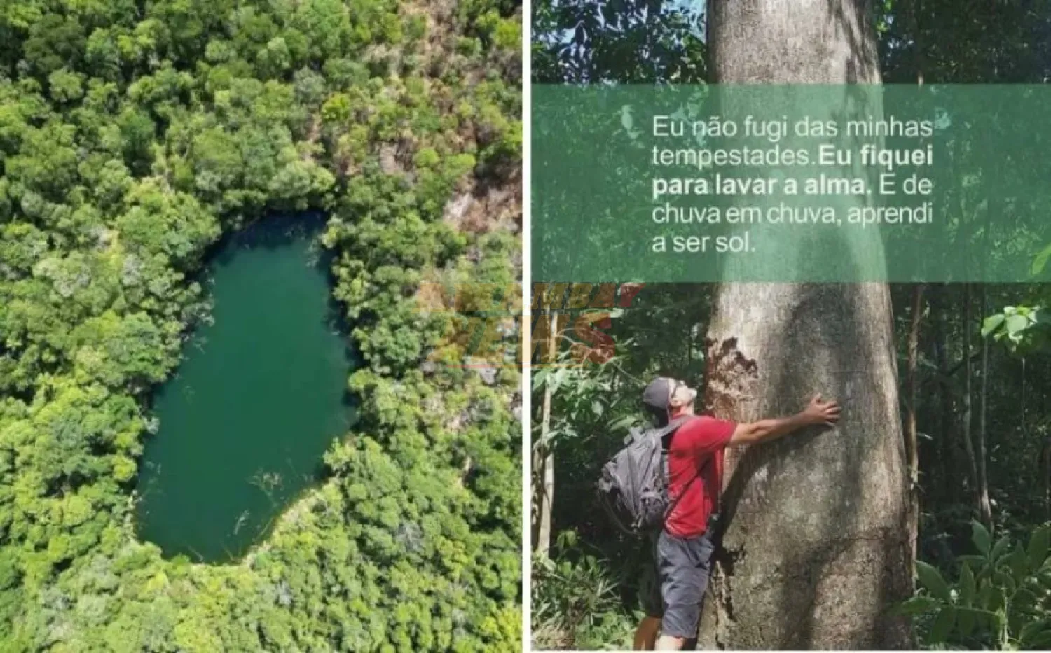 Creador de contenido destaca las bellezas naturales de Bela Vista y Bella Vista Norte