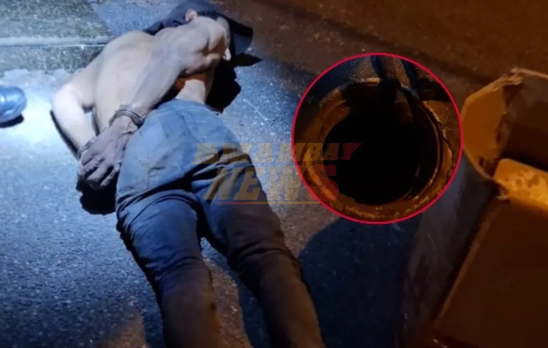 Delincuente es capturado por robo de cables subterráneos