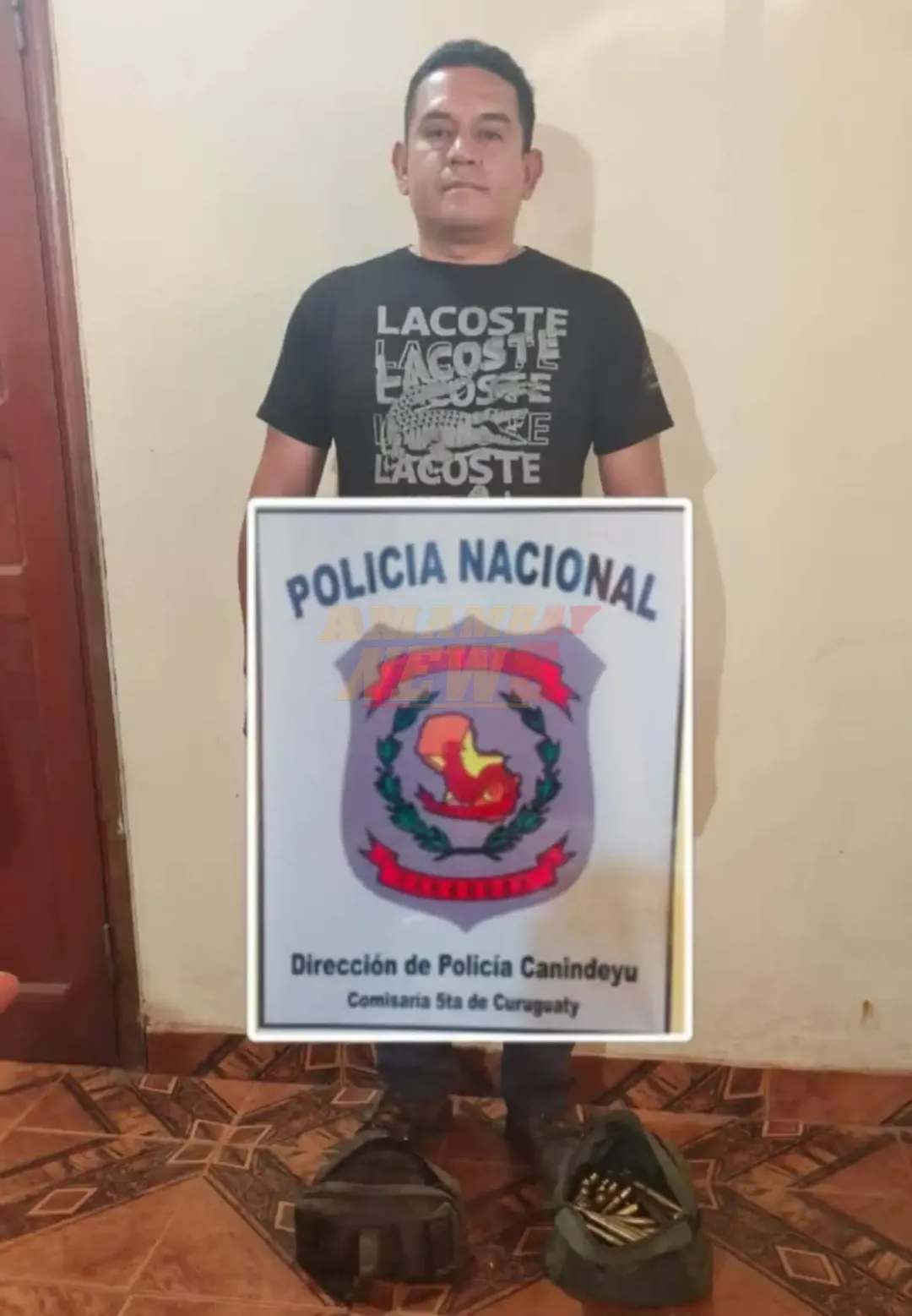 Detienen a militar por tenencia de proyectiles de grueso calibre en Curuguaty