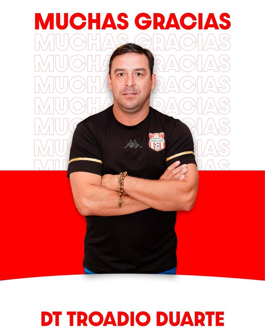 Troadio Duarte ya no es técnico de General Caballero
