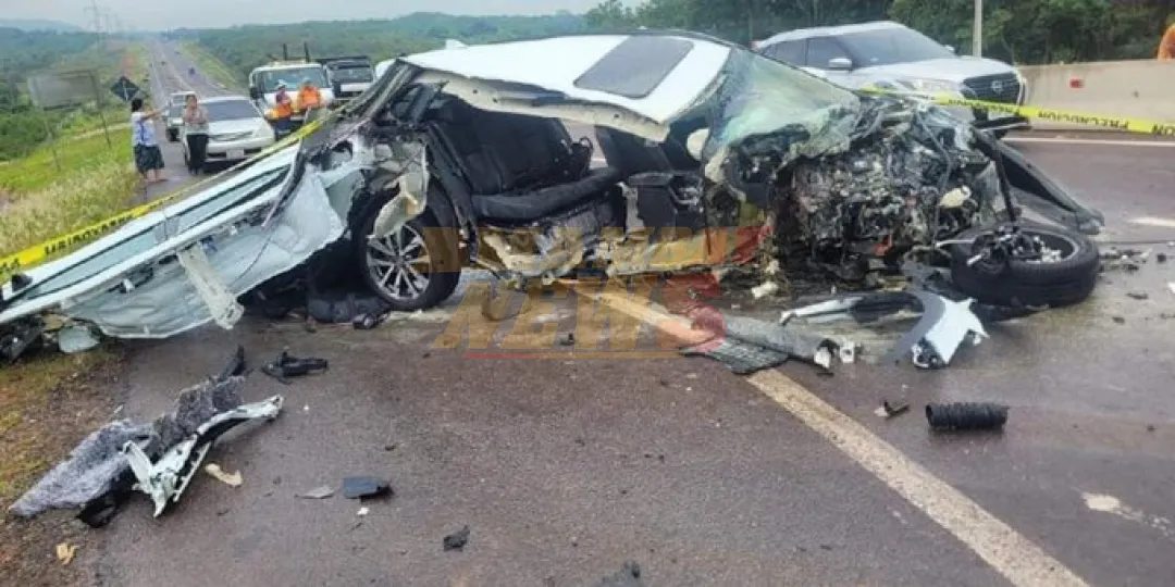 Fallece la tercera víctima del violento accidente en Caacupé