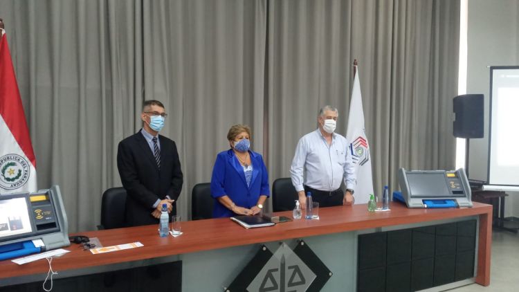 TSJE present su "Plan Nacional de Capacitacin" en Pedro Juan Caballero